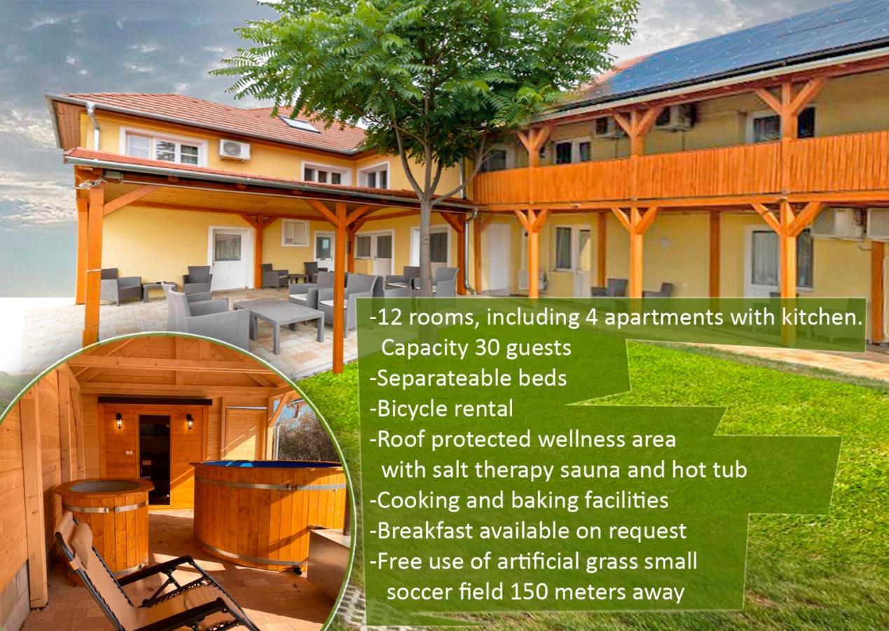 Hotel Montana-Ederics Vendeghaz Balatonederics Zewnętrze zdjęcie